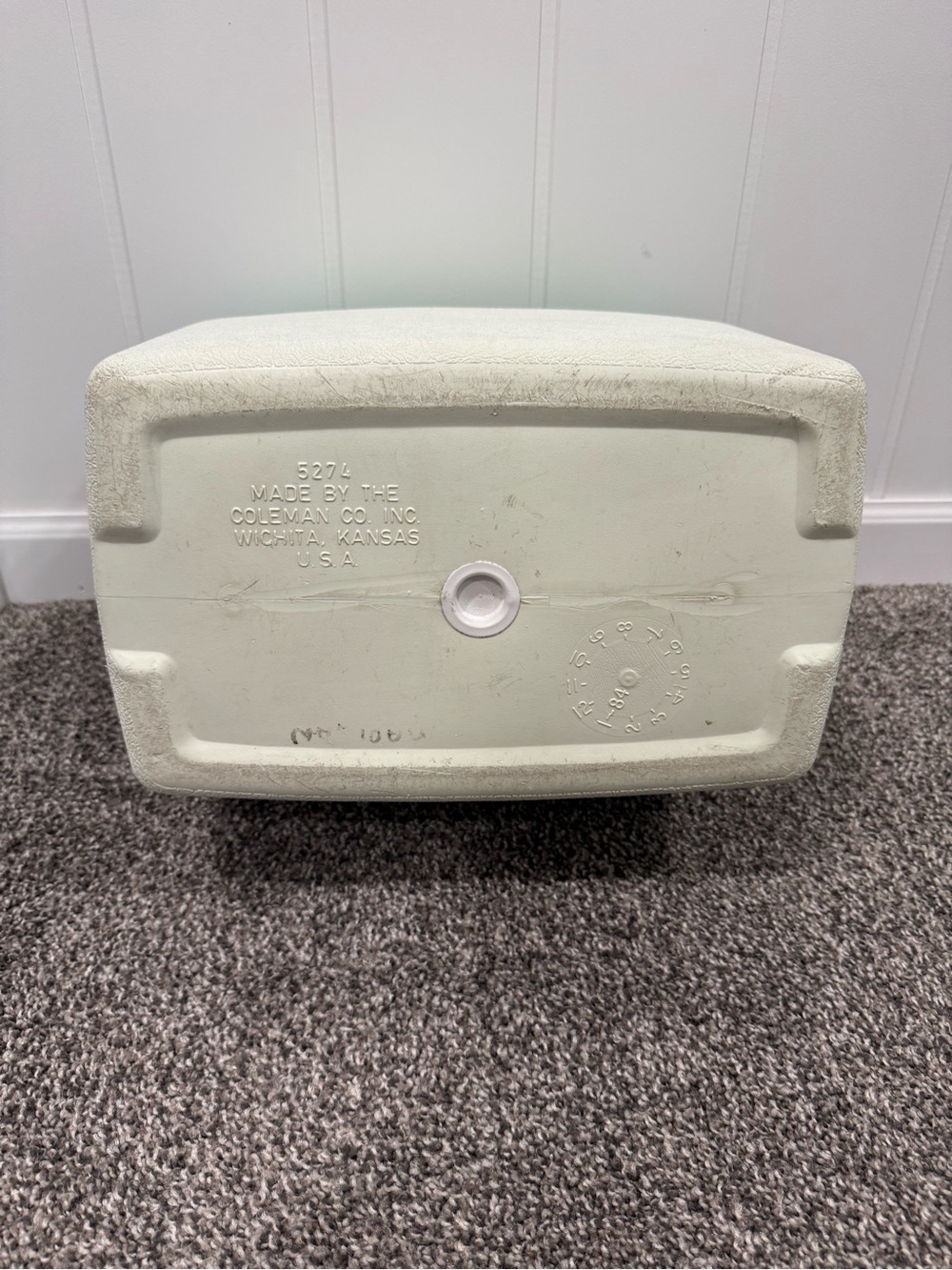Oscar by Coleman 16Qt. Cooler with Handle Green Flip Lid for Cup Holder - Picture 5 of 5